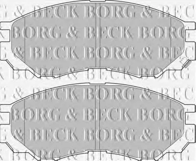 Комплект тормозных колодок, дисковый тормоз BORG & BECK купить
