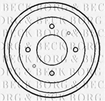 Тормозной барабан BORG & BECK купить