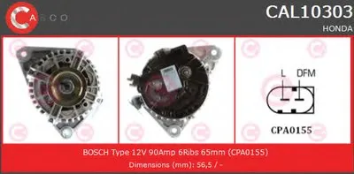 Генератор GENUINE SERIES CASCO купить