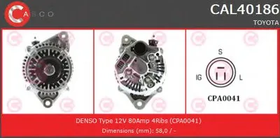 Генератор BRAND NEW SERIES CASCO купить