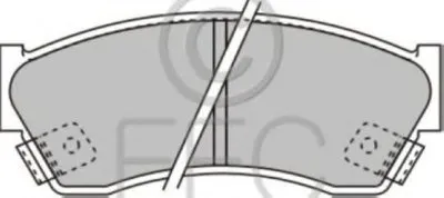 Комплект тормозных колодок, дисковый тормоз EEC купить