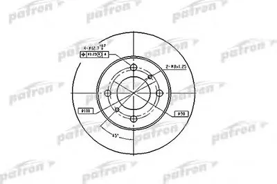 Тормозной диск PATRON купить