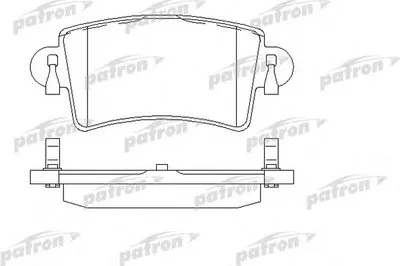 Комплект тормозных колодок, дисковый тормоз PATRON купить