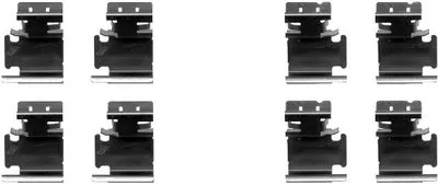 Комплектующие, колодки дискового тормоза HELLA PAGID купить