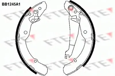 Комплект тормозных колодок FTE купить