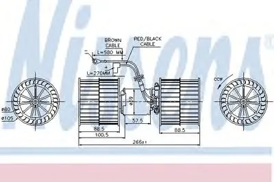 Вентиляция салона NISSENS купить