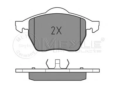 Комплект тормозных колодок, дисковый тормоз PLATINUM PAD MEYLE купить