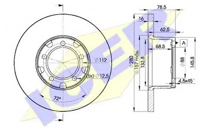 Тормозной диск ICER купить
