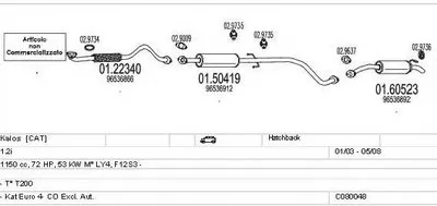Система выпуска ОГ MTS купить