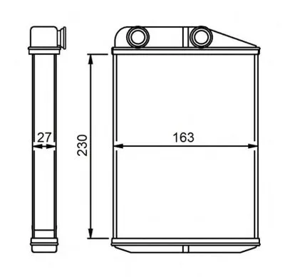 Теплообменник, отопление салона EASY FIT NRF купить