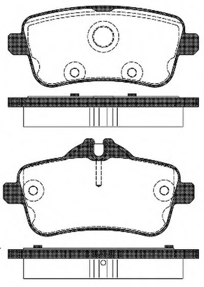Комплект тормозных колодок, дисковый тормоз KAWE купить