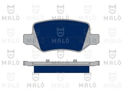 Комплект тормозных колодок, дисковый тормоз MALÒ купить