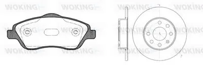 Комплект тормозов, дисковый тормозной механизм WOKING купить