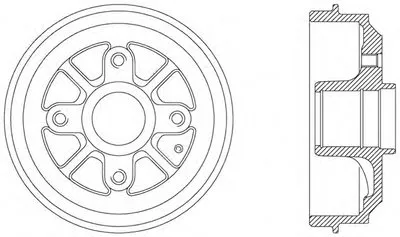 Тормозной барабан ADVANCE OPEN PARTS купить