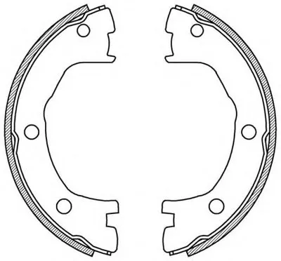 Комплект тормозных колодок ADVANCE OPEN PARTS купить