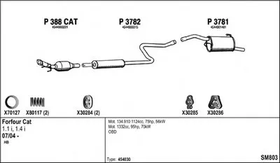Система выпуска ОГ FENNO купить