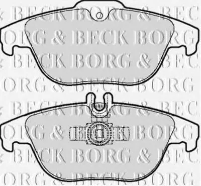 Комплект тормозных колодок, дисковый тормоз BORG & BECK купить