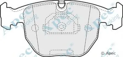 Комплект тормозных колодок, дисковый тормоз APEC braking купить