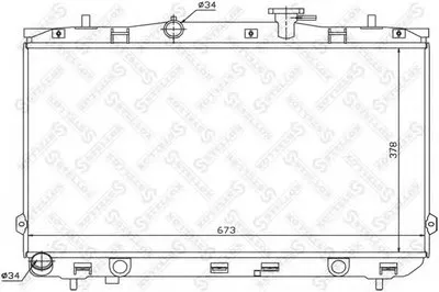 Радиатор, охлаждение двигателя STELLOX купить