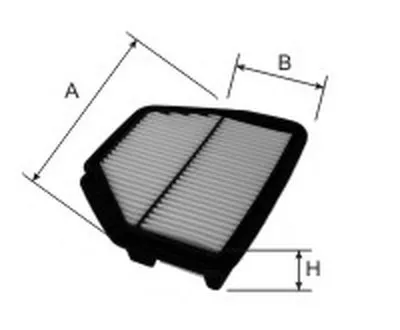 Воздушный фильтр Air Filter for CHEVROLET/OPEL GOODWILL купить
