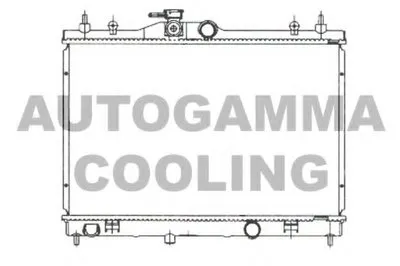 Радиатор, охлаждение двигателя AUTOGAMMA купить