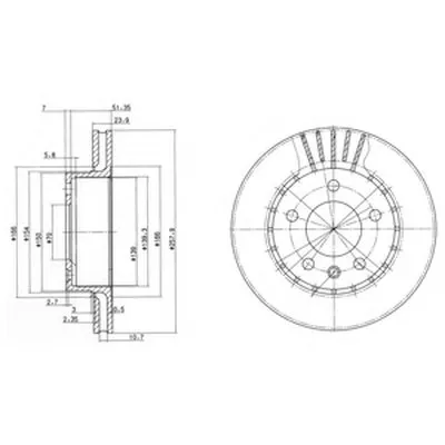 Тормозной диск DELPHI купить