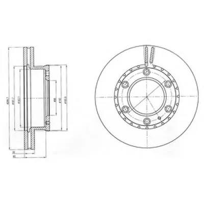 Тормозной диск DELPHI купить