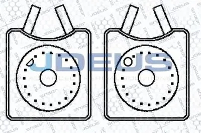 масляный радиатор, двигательное масло JDEUS купить