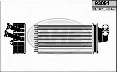 Теплообменник, отопление салона AHE купить