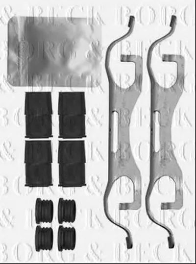 Комплектующие, колодки дискового тормоза BORG & BECK купить