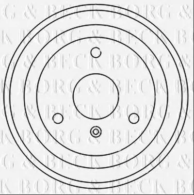 Тормозной барабан BORG & BECK купить