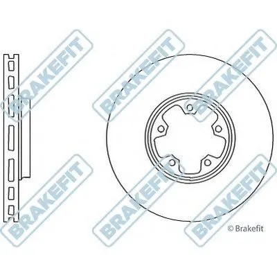 Тормозной диск Brake Fit APEC braking купить
