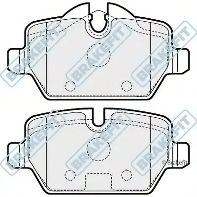 Комплект тормозных колодок, дисковый тормоз Brake Fit APEC braking купить