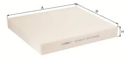 Фильтр, воздух во внутренном пространстве Cabin filter (Standart) for VAG GOODWILL купить