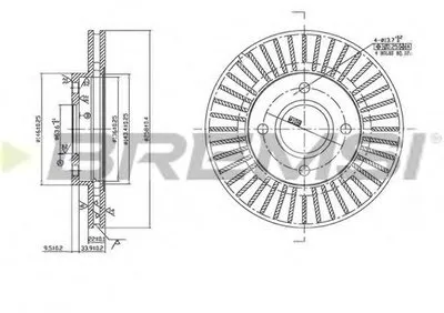 Тормозной диск BREMSI купить