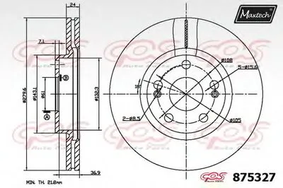 Тормозной диск R+ (Regular Plus) MAXTECH купить