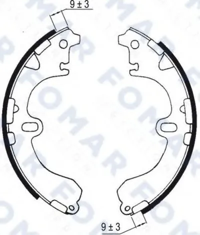 Комплект тормозных колодок FOMAR Friction купить