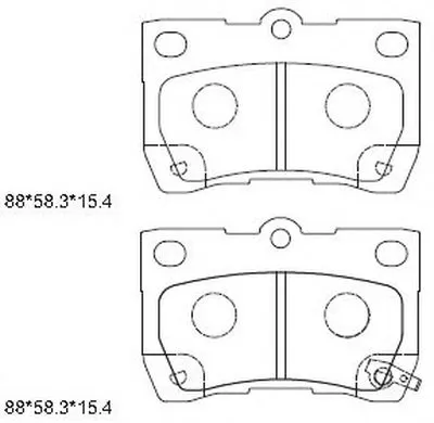 Комплект тормозных колодок, дисковый тормоз ASIMCO купить