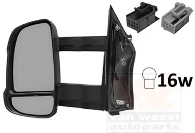 Наружное зеркало VAN WEZEL купить