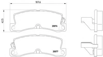 Комплект тормозных колодок, дисковый тормоз HELLA купить