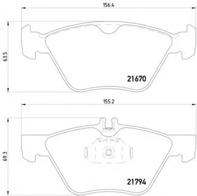 Комплект тормозных колодок, дисковый тормоз HELLA купить