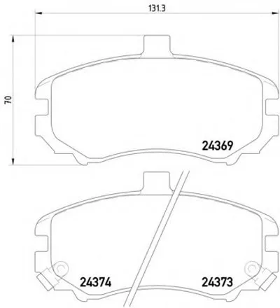 Комплект тормозных колодок, дисковый тормоз HELLA купить