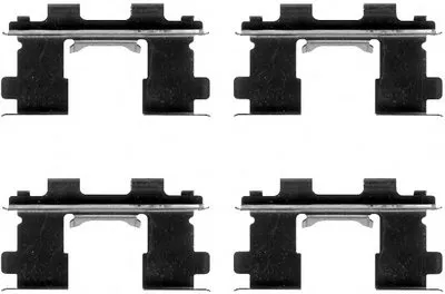 Комплектующие, колодки дискового тормоза HELLA купить