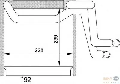 Испаритель, кондиционер BEHR HELLA SERVICE HELLA купить