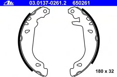 Комплект тормозных колодок ATE купить