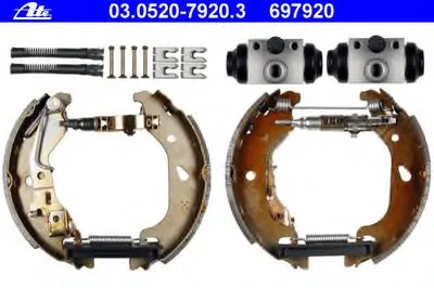 Комплект тормозных колодок Original ATE TopKit ATE купить