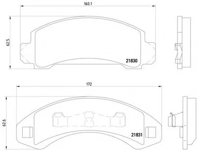 Комплект тормозных колодок, дисковый тормоз HELLA PAGID купить