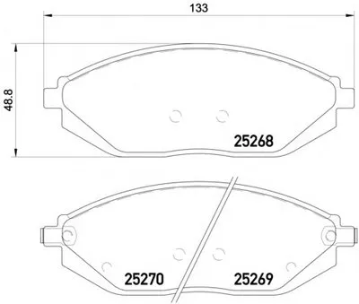 Комплект тормозных колодок, дисковый тормоз HELLA PAGID купить