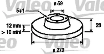 Тормозной диск VALEO купить