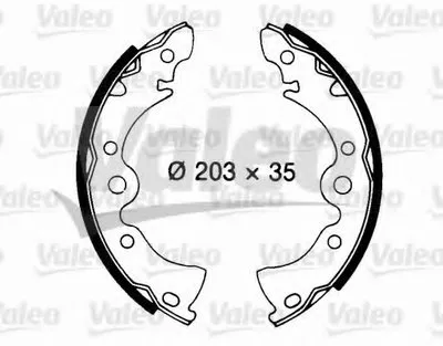 Комплект тормозных колодок VALEO купить